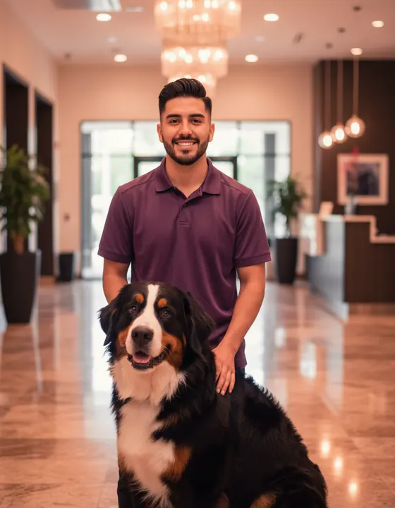 Kevin, perros grandes y la camioneta