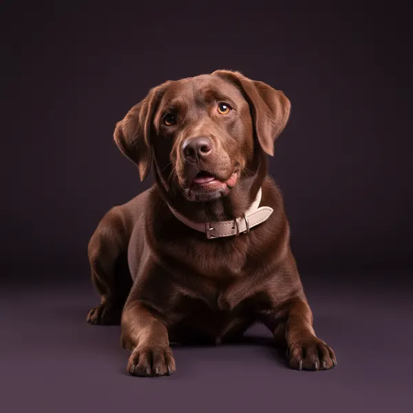 Café, labrador chocolate
