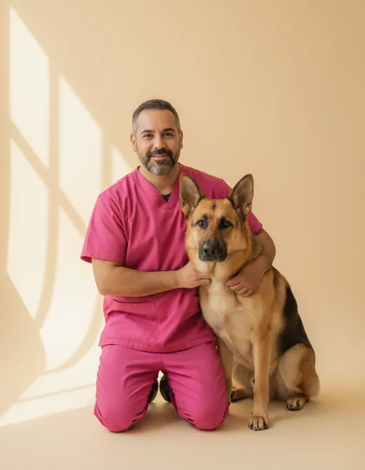 Raúl, perros grandes y nerviosos